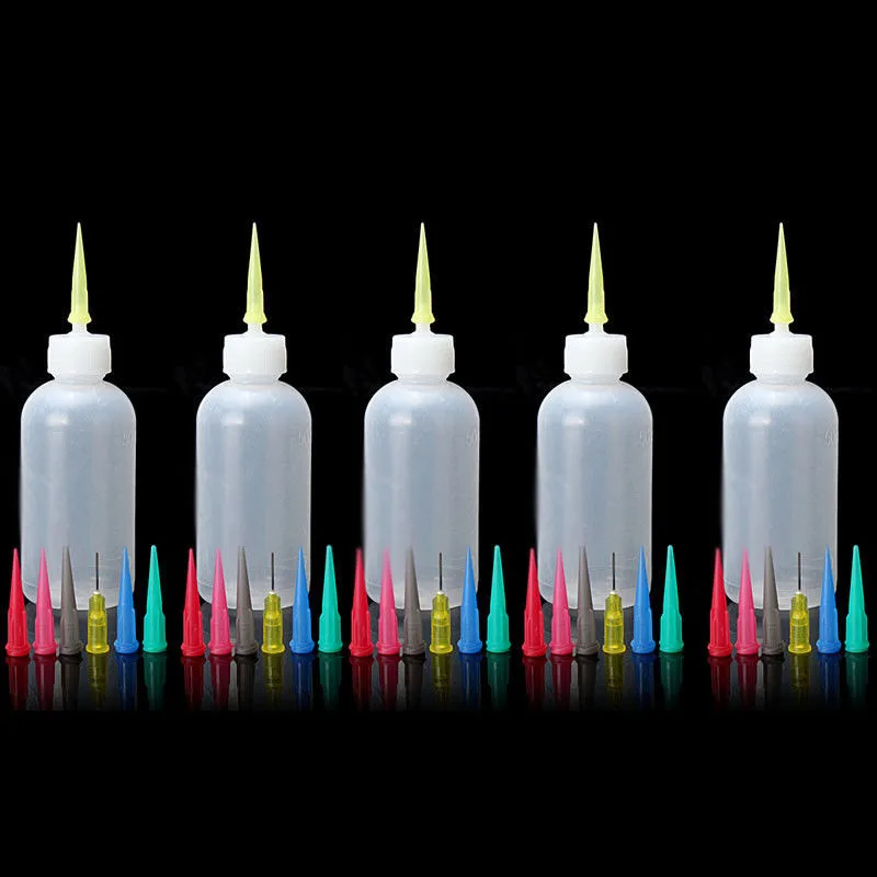 

Squeeze Condiment Bottle Gadget Home Kitchen 5PCS Plastic Dispenser Ketchup Mustard Vinegar Honey 50ml Hot Sale