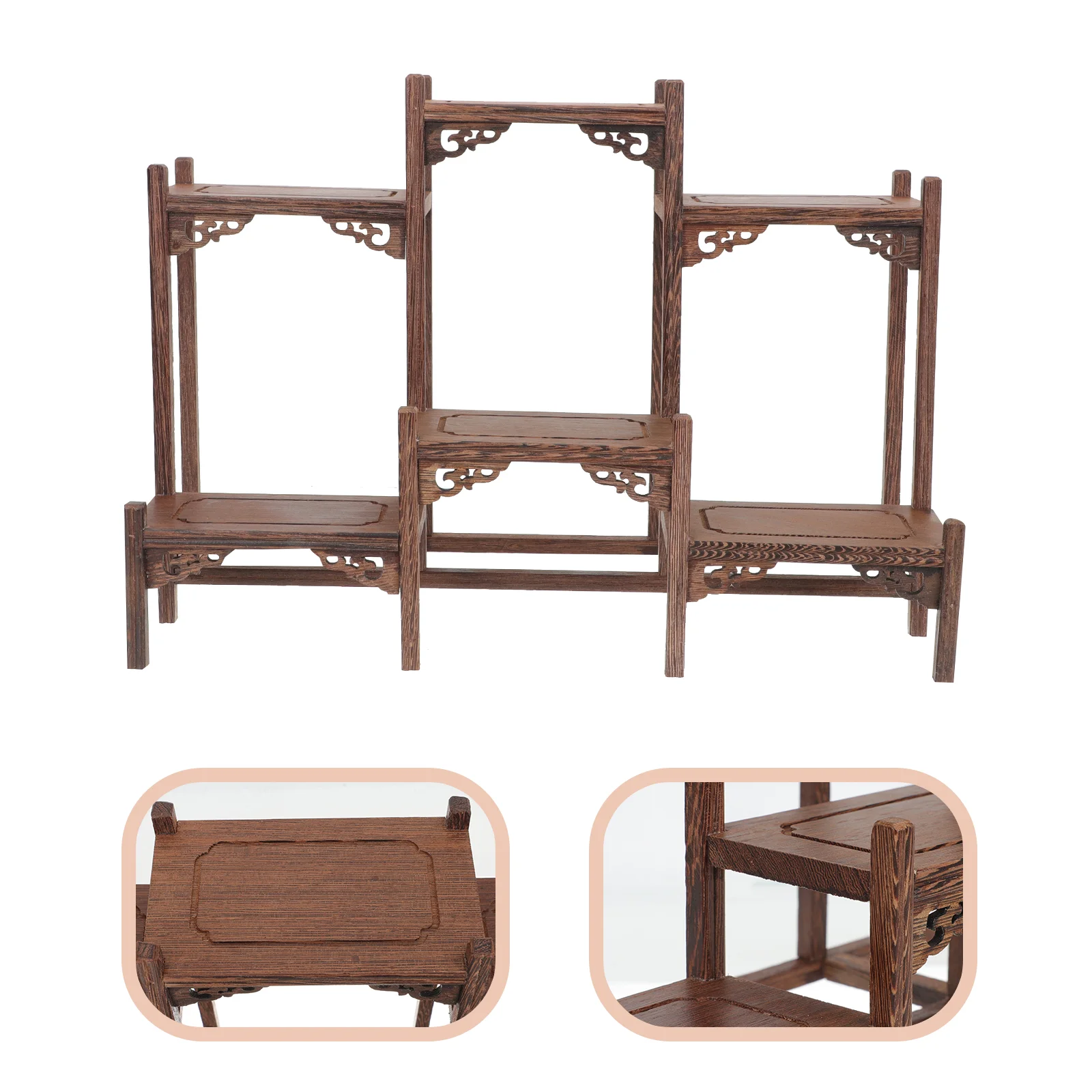 

Cup Rack Coffee Mug Stand Organizer Shelf Tea Box Shadow Holder Wood Foldable Table Display Countertop Drying Wooden Storage