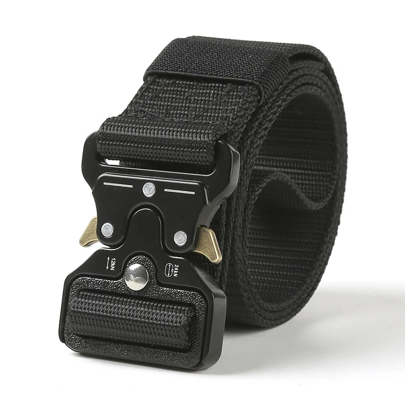 

Men's Belt Ar Style Outdoor Hunting Multi Function Combat Survival High Quality Marine Corps Canvas Male Nylon Belts