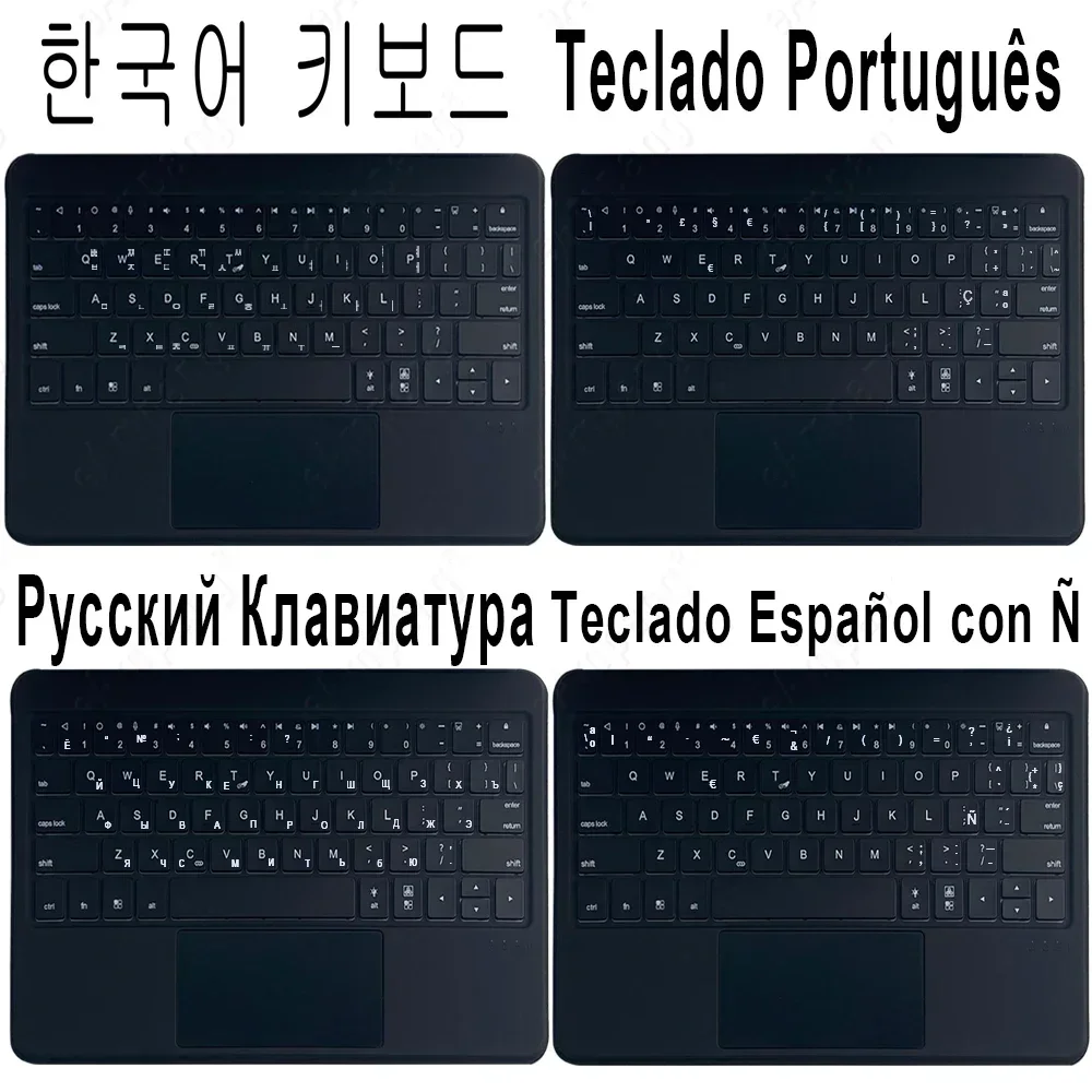 Волшебная клавиатура для Xiaomi Pad 6 Pro 11 2023 Mipad Mipad6 Русский Корейский Испанский АЗЕРТ