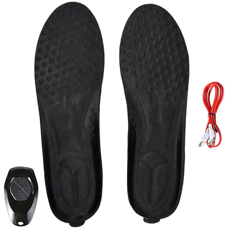 

Heated Insoles 2000mAh Electric Heated Insoles Foot Warmer Rechargeable with Remote Control for Men Women Outdoor Camping Insole