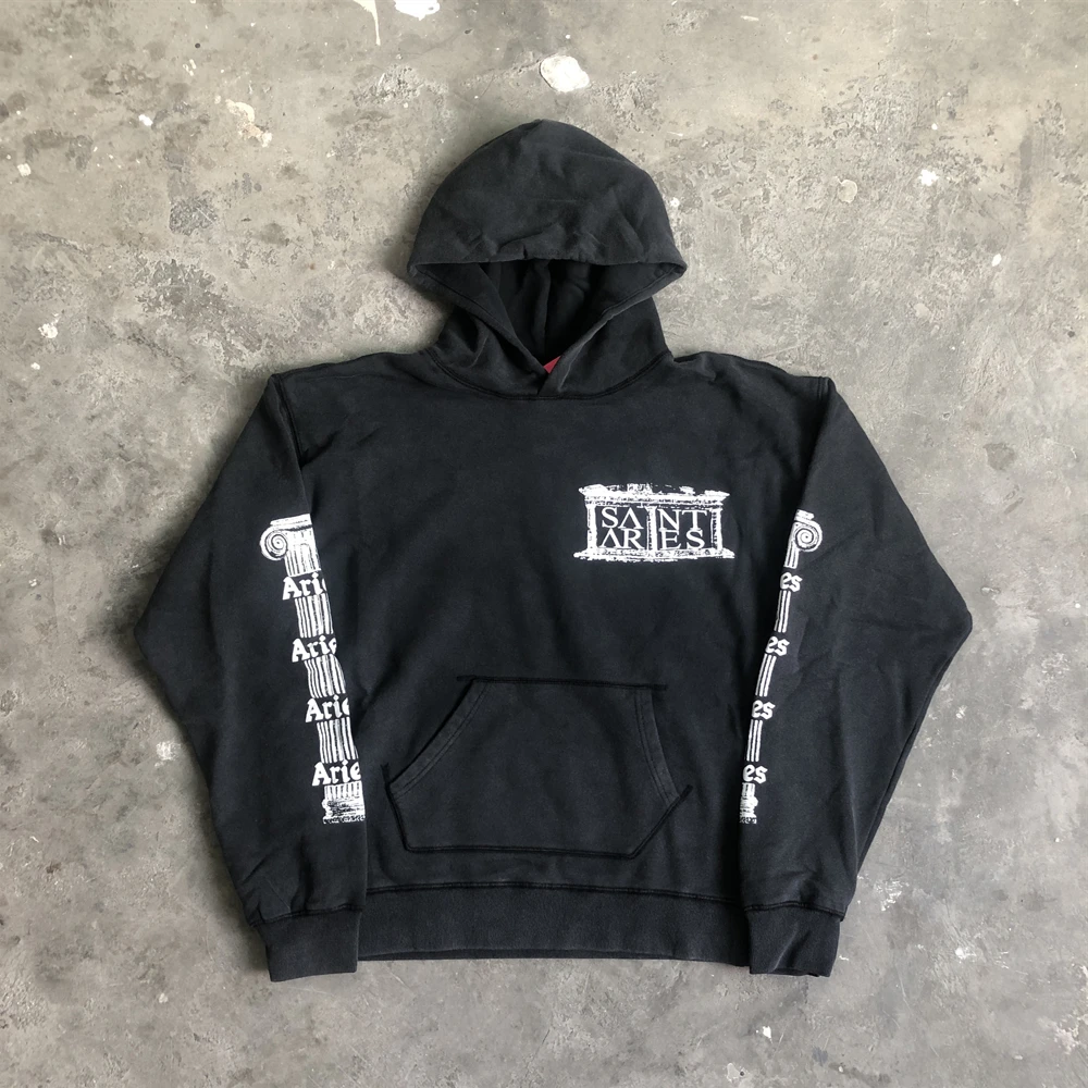 Frog Drift SAINT OF MICHAEL 1:1 уличная одежда элитный бренд винтажный свитшот пуловер лучшего