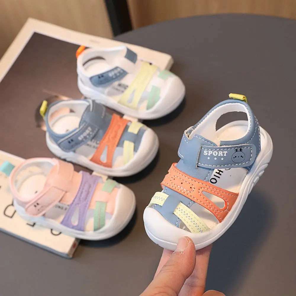 

Summer Children's Sandals Newborn Boys and Girls Baby Walking Shoes Non-Slip Soft Soles First Walkers for Infants Baby Shoes