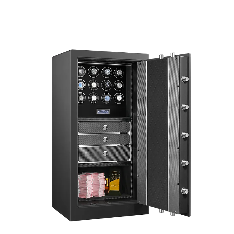 Роскошный Сейф для намотки часов Автоматическая вилка денег шкатулка