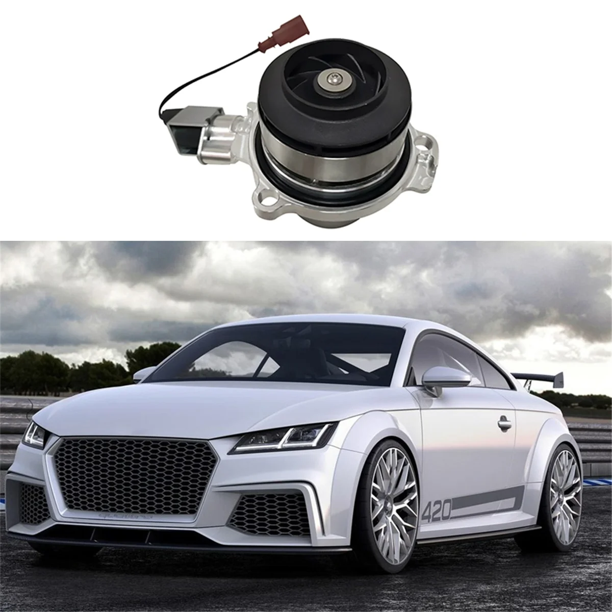 Водяной насос для охлаждения автомобильного двигателя 04L121011E 04L121011ESK1 04L121011EX Audi A1 A3