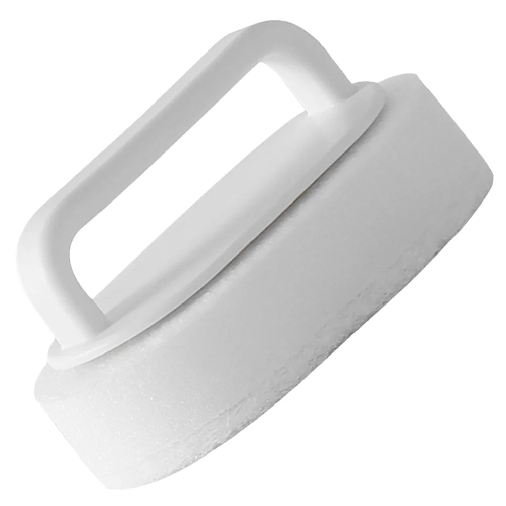 

Household Brush Bathroom Cleaning Sponge Hair Cleaner Scrub Supplies Handle Design Bathtub