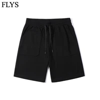 loose breathable workout sport running drawstring casual cotton pants customizable size logo sweat pants 5 point shorts for men