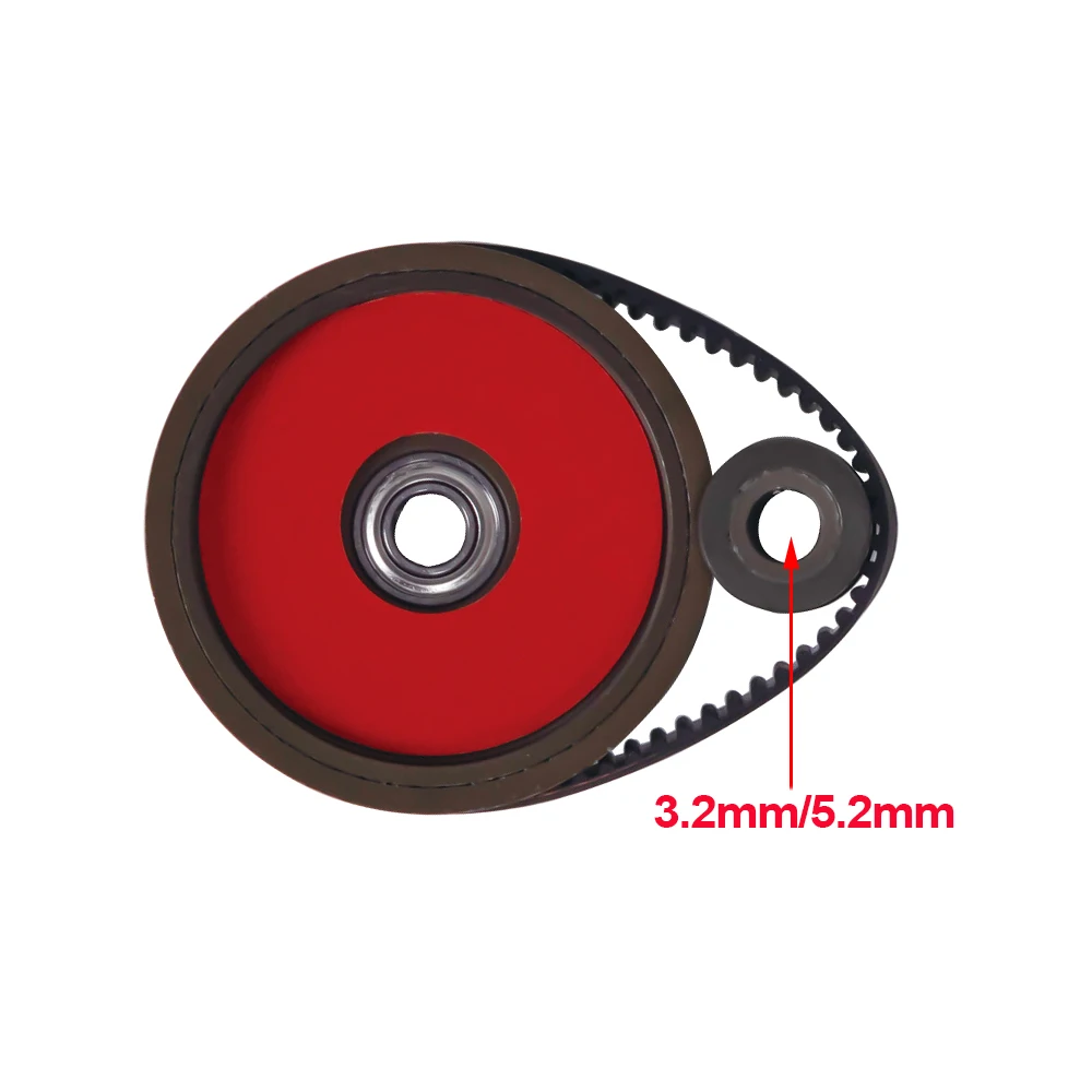 3.17/5.0 Low Noise Belt Drive Conversion Kit Transmission Gears System for 1/10 RC Crawler Car Axial SCX10 II 90046 Upgrade Part - купить по