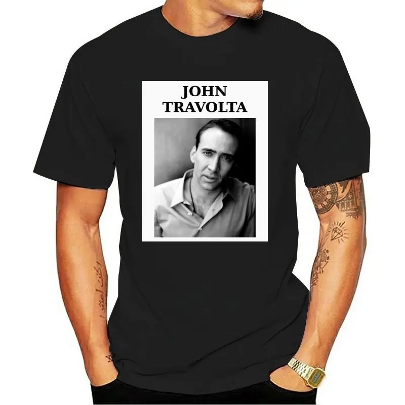 

Футболка мужская с принтом «Travolta John», 100% хлопок