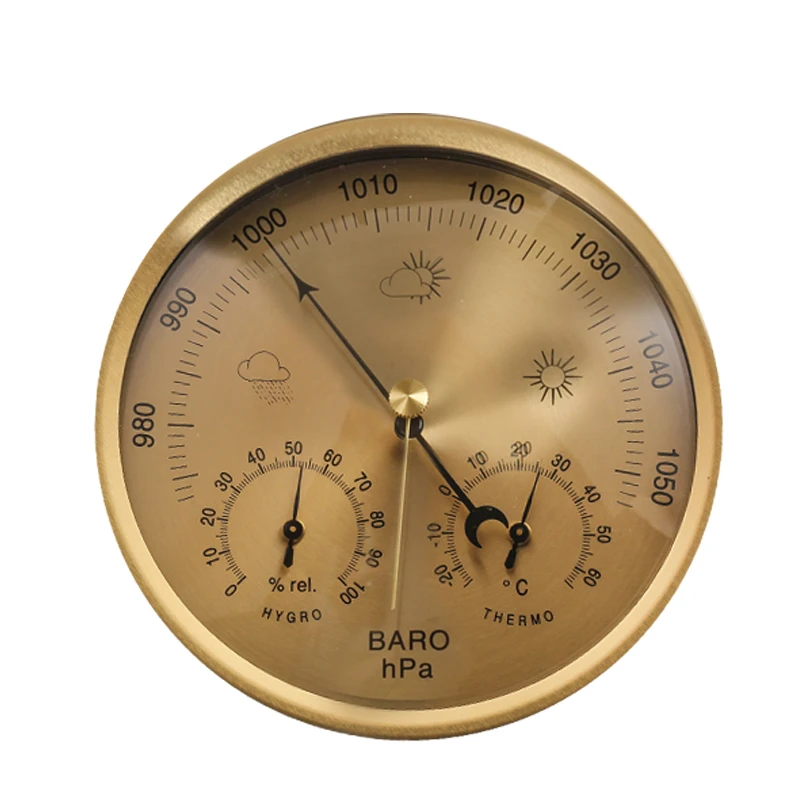 3 in 1 Barometer Thermometer Hygrometer Weather Station Hanging Wall Mounted Household 50"( 132mm) |