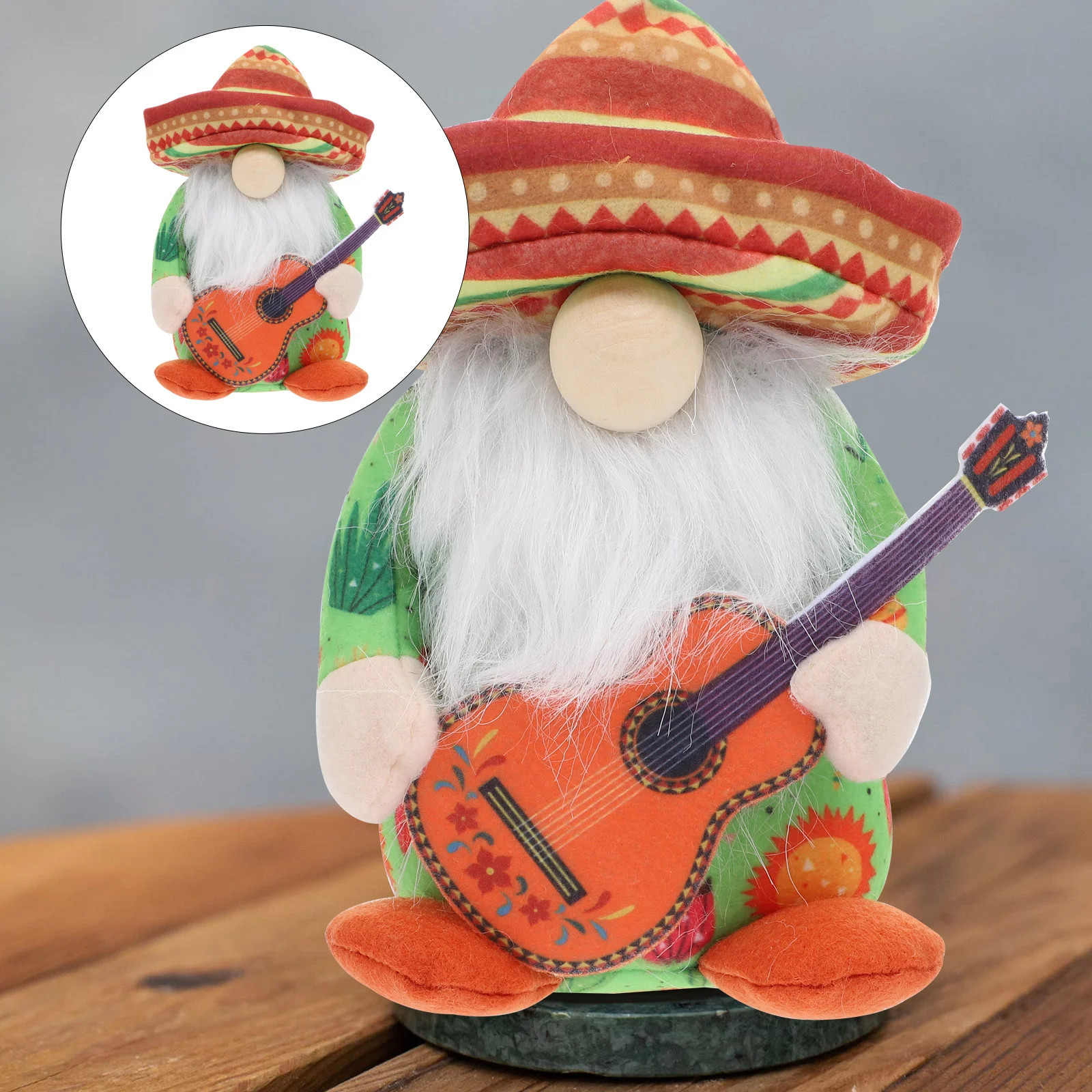 

Hawaiian Decor Plush Mexico Figures Summer Cinco Mayo Gnomes Tacos Carnival