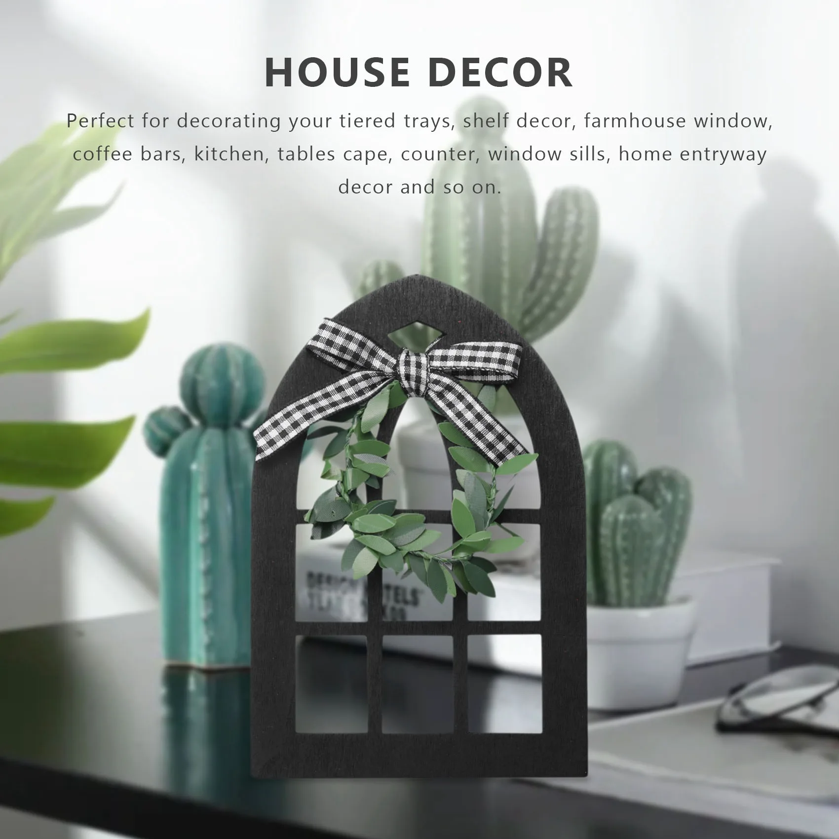 2 шт. Деревянные Подносы для окна в деревенском стиле