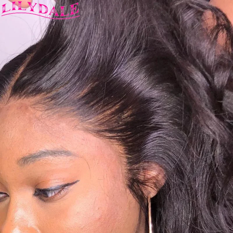 

Бразильские Прямые 360 HD кружевные передние al парики предварительно выщипанные 13x 4 кружевные передние человеческие волосы парики 4x4 кружевной парик без клея Lilydale