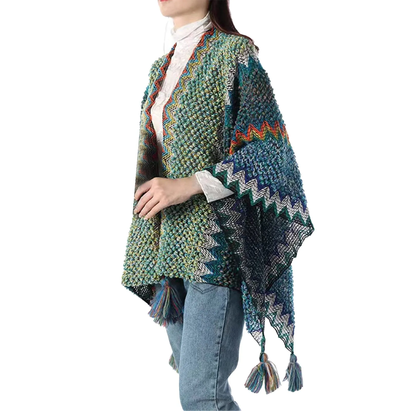 Шарф-накидка женский шарф легкий зимний короткий пиджак с капюшоном для кровати