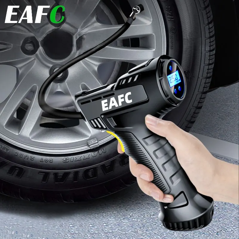 Wireless/wired Inflatable Pump Portable Air Pump Tire Inflator Digital For Car Bicycle Balls