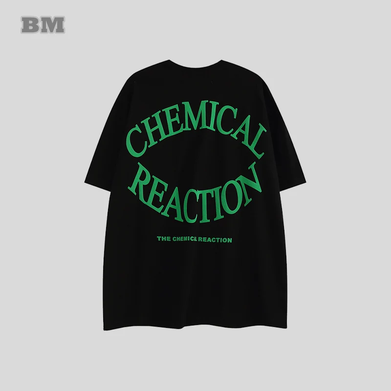 

Summer 2022 Letter Print Couples Oversized T-shirts Unisex Korean Kpop Streetwear Hip Hop Short Sleeves Harajuku Casual Tops