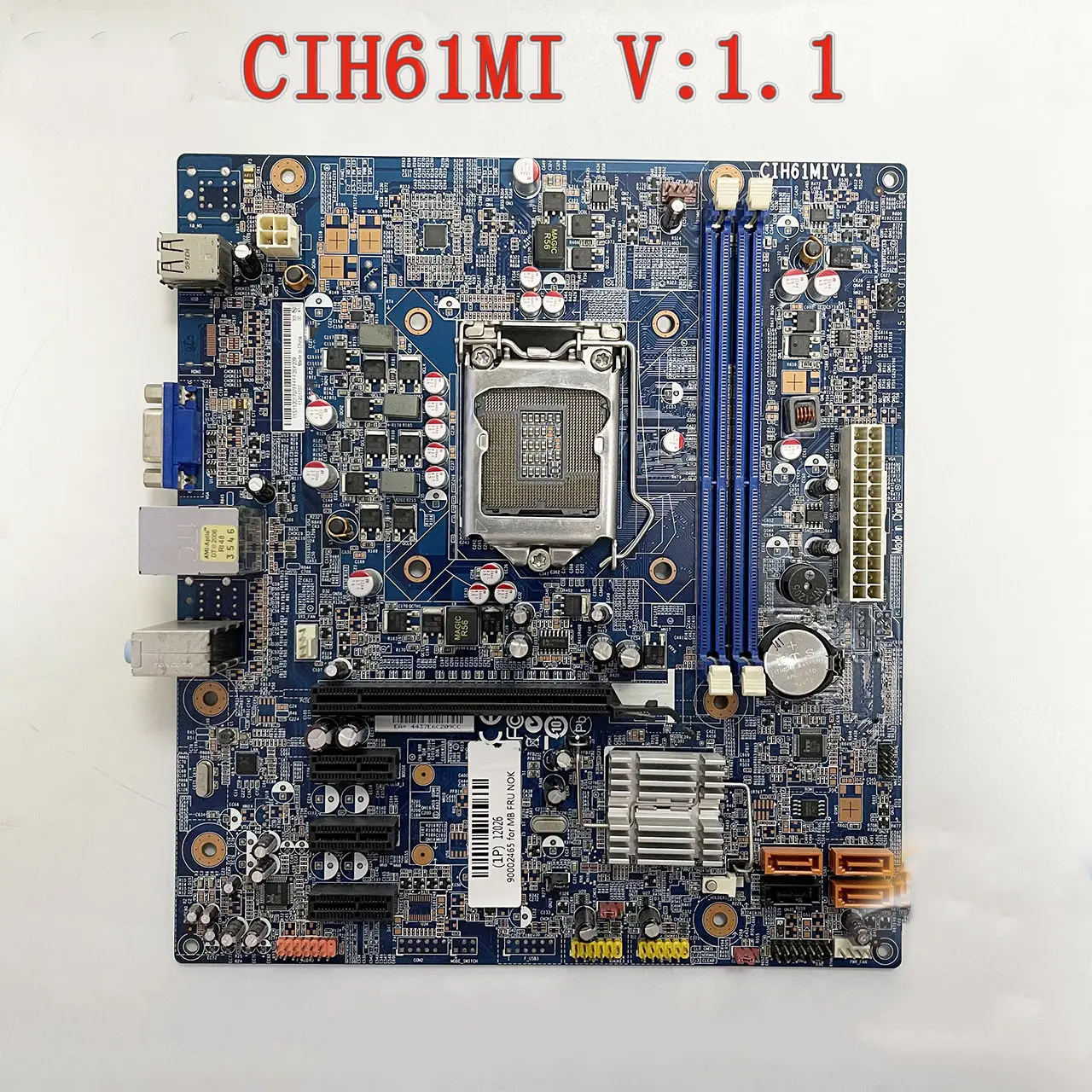 

Оригинальная материнская плата CIH61MI V1.1 для Lenovo H430 S520 T410 H61 CIH61MI V1.1 32NM 22NM CPU