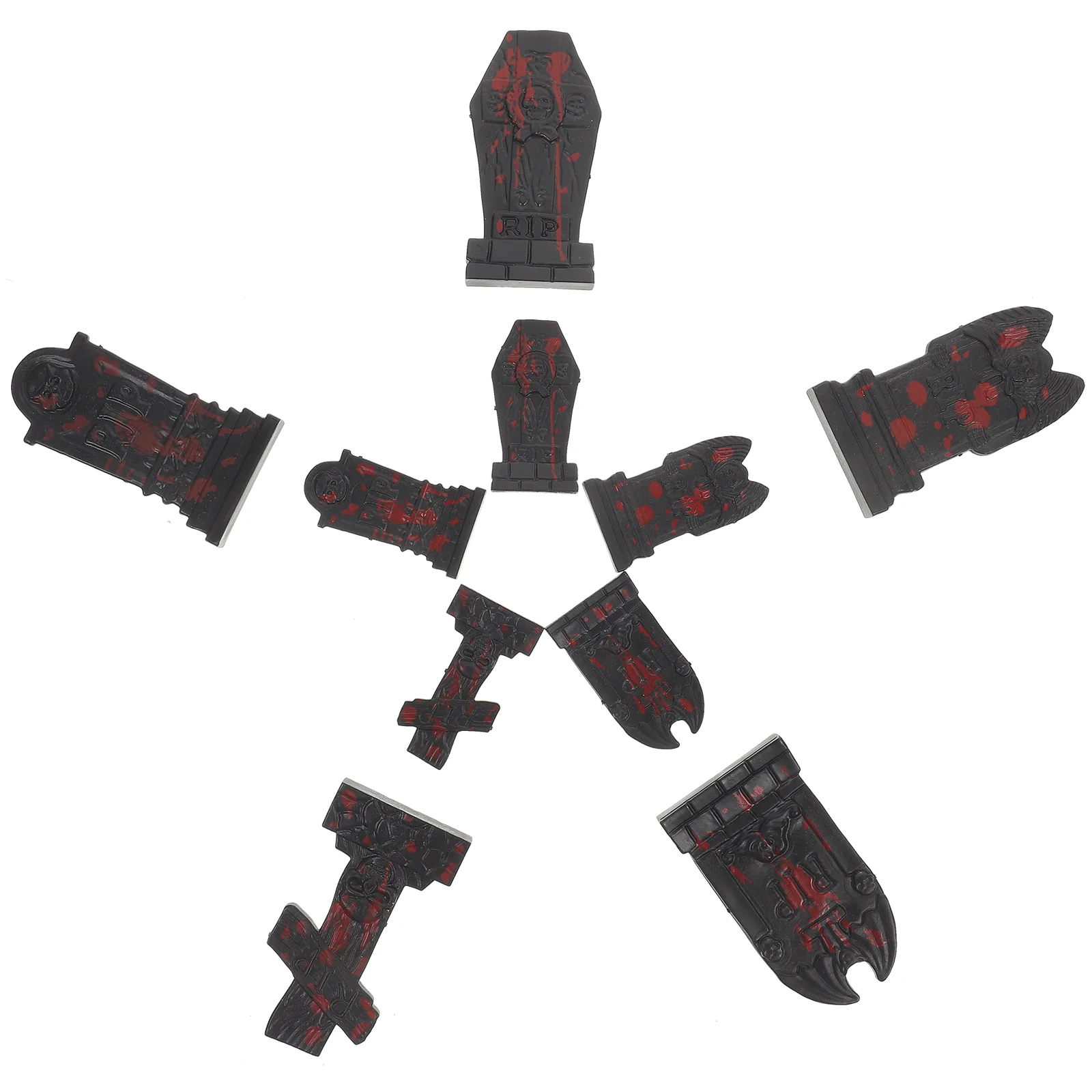 10 шт. череп надгробие украшение поддельные Хэллоуин сцена пластиковые украшения