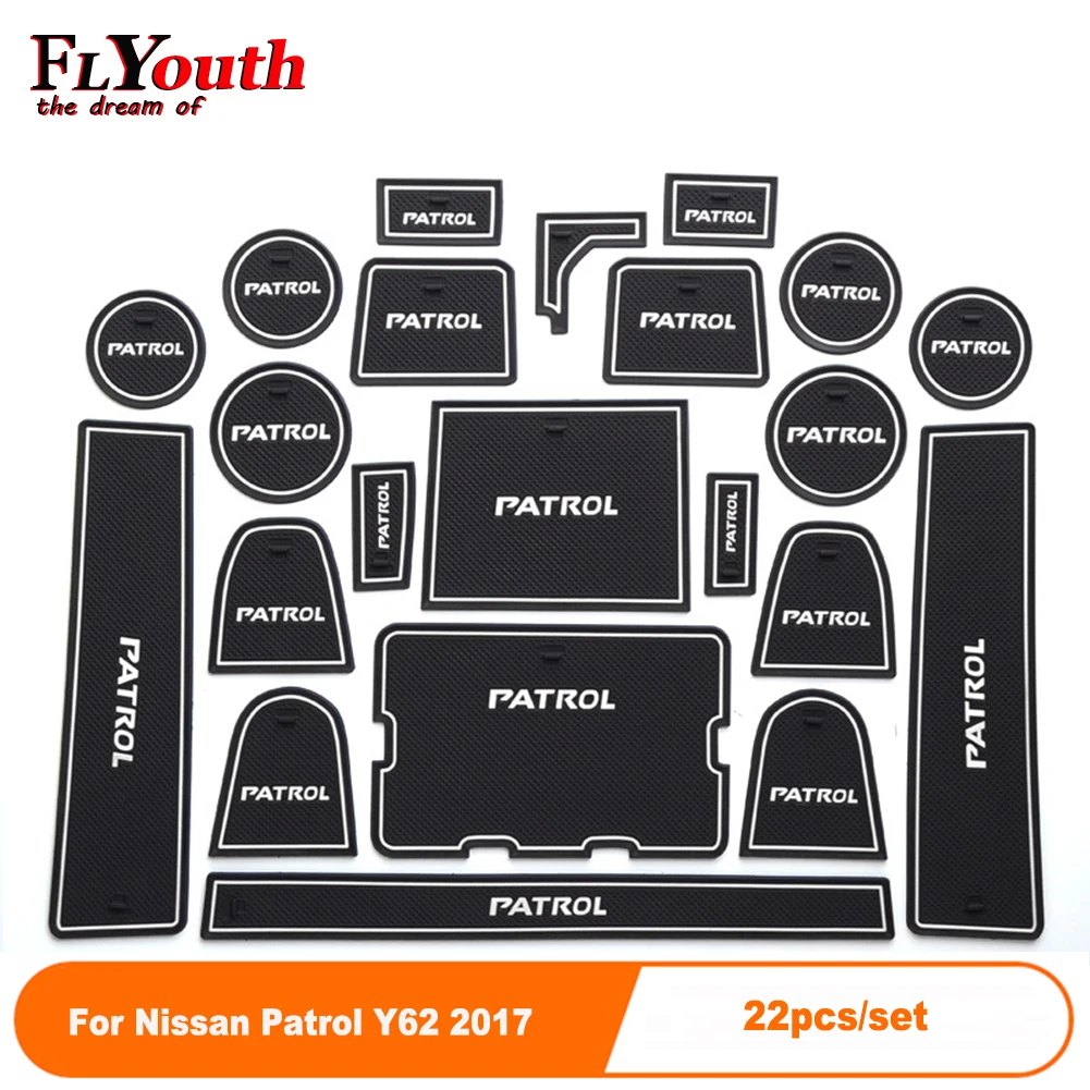 

22 шт./комплект, Противоскользящие коврики для дверей Nissan патруль Y62 2017