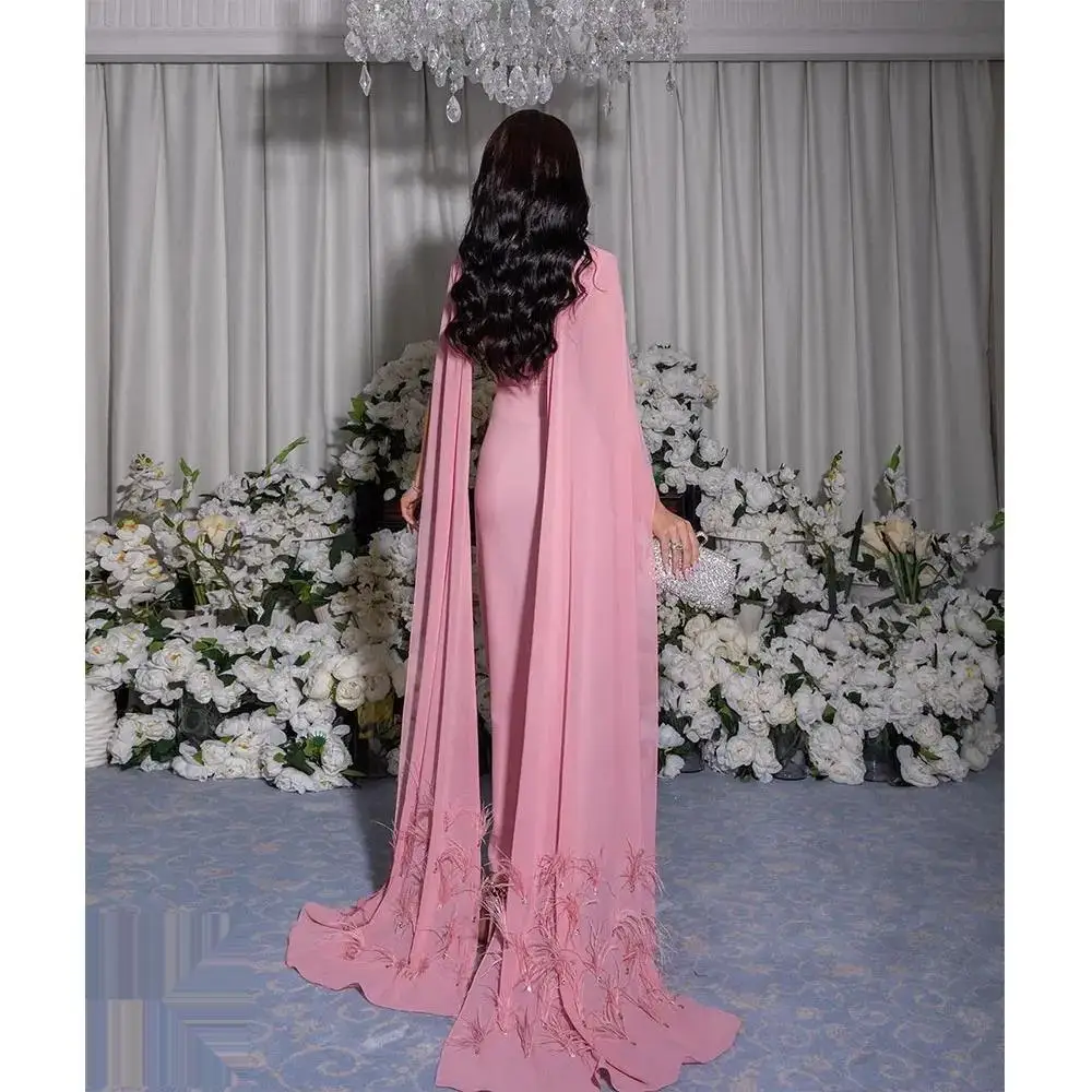 Женское ТРАПЕЦИЕВИДНОЕ ПЛАТЬЕ до щиколотки с высоким воротом