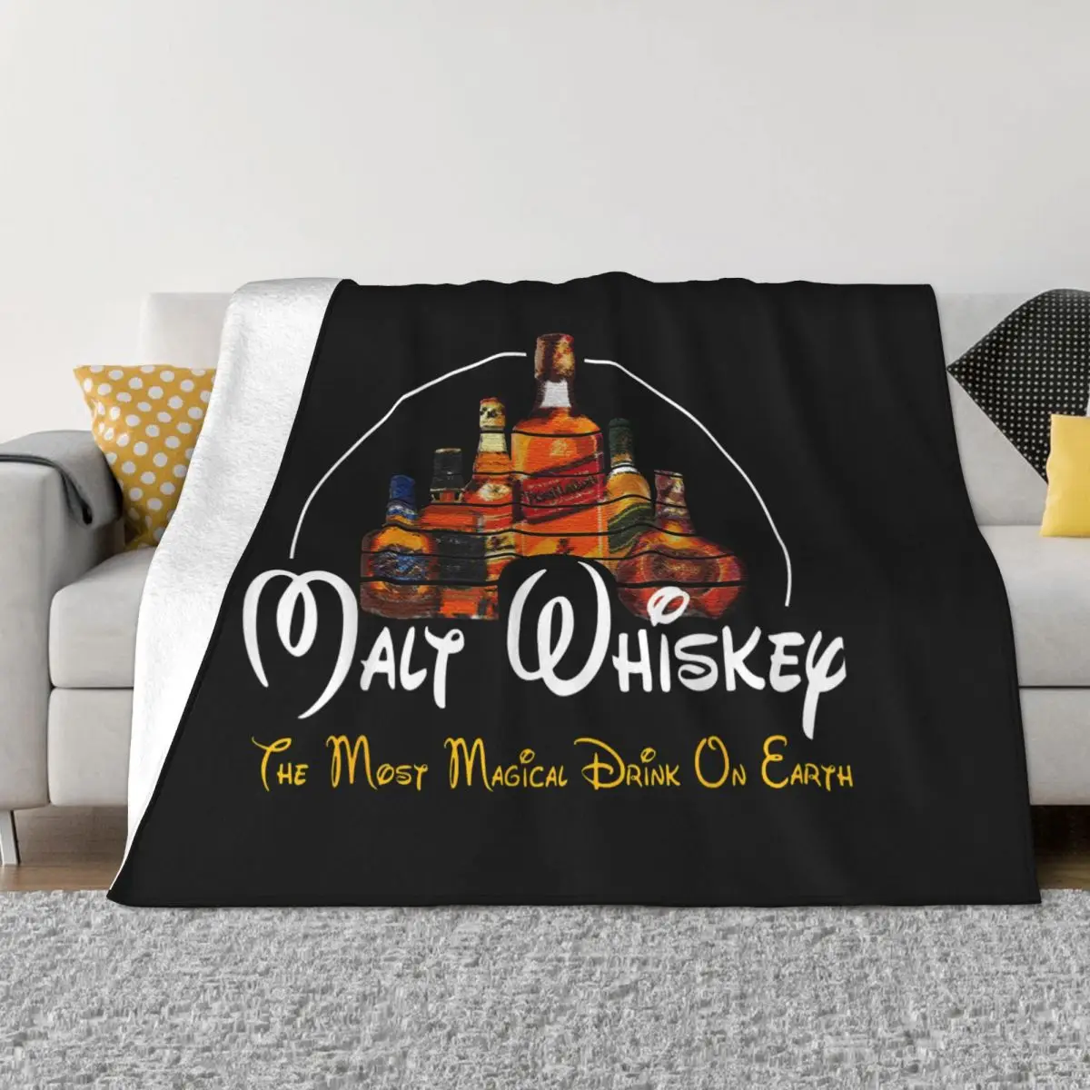 

Водоросли для виски, прикольное одеяло из кораллового флиса с принтом, для офиса, постельное белье