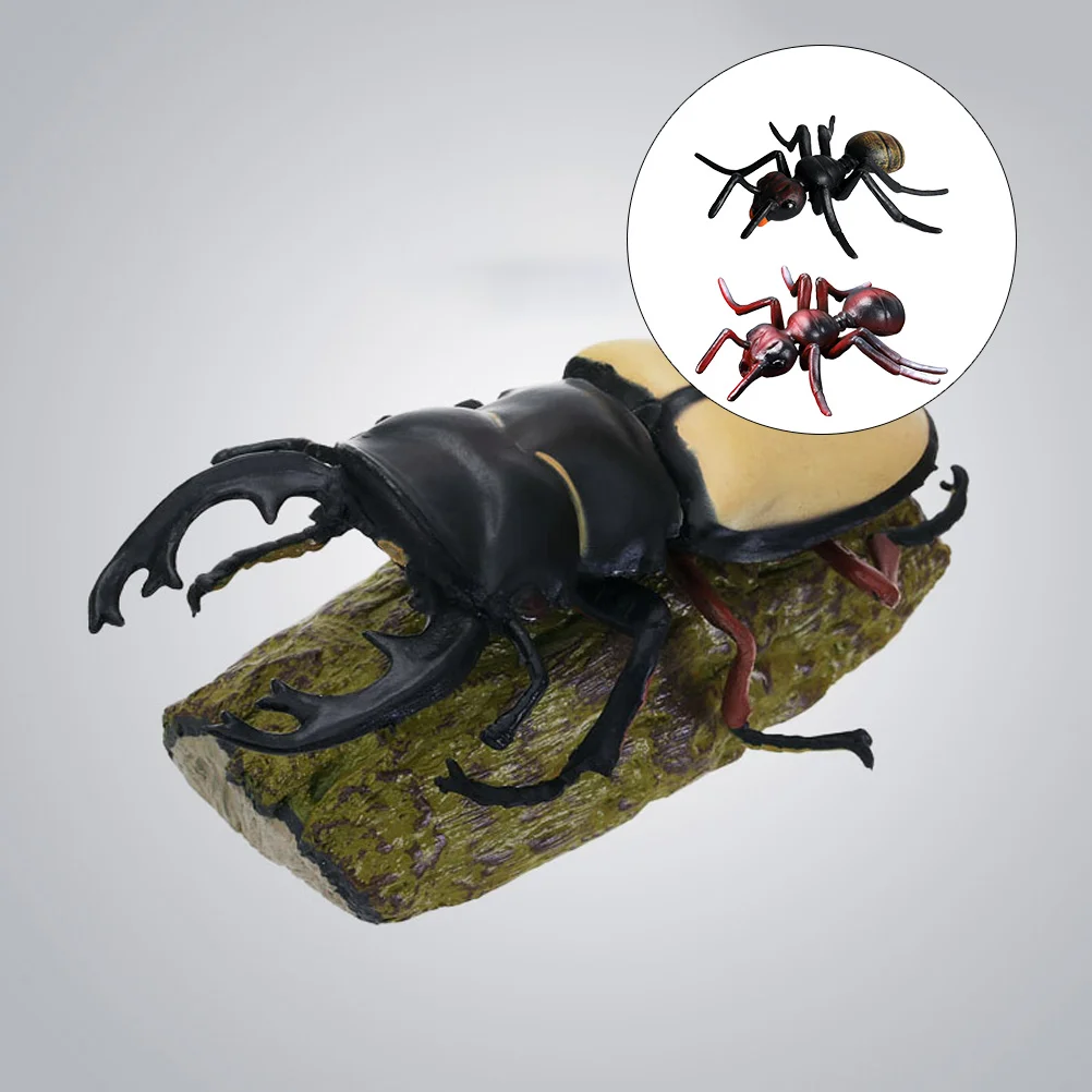 

2 Pcs Simulated Ant Animal Model Toy Artificiales Para Children's Environmentally Friendly Material