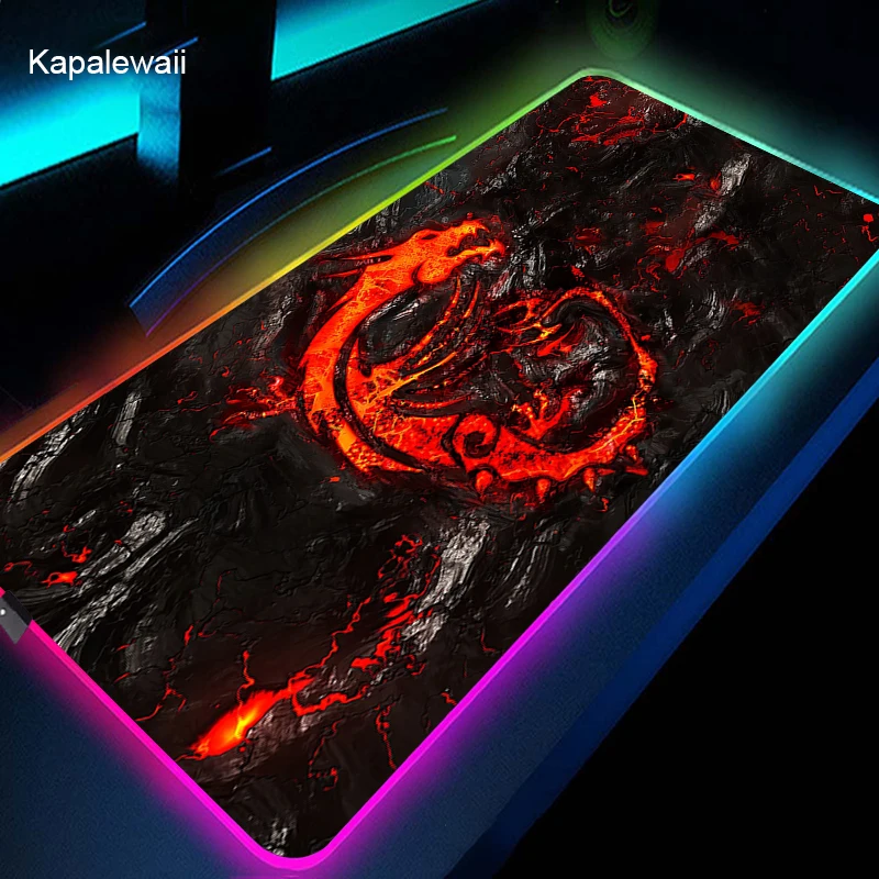 rgb asus rog 900x400 rubber large pc mousepad gamer gaming led mouse pad accessories desk keyboard mat computer laptop mausepad free global shipping
