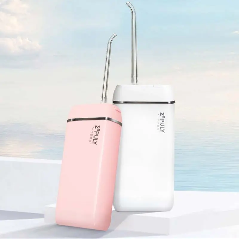 

ENPULY Oral Irrigator Portable Dental Irrigator Ultrasonic Tooth Cleaner waterpulse tooth 140ML Travel