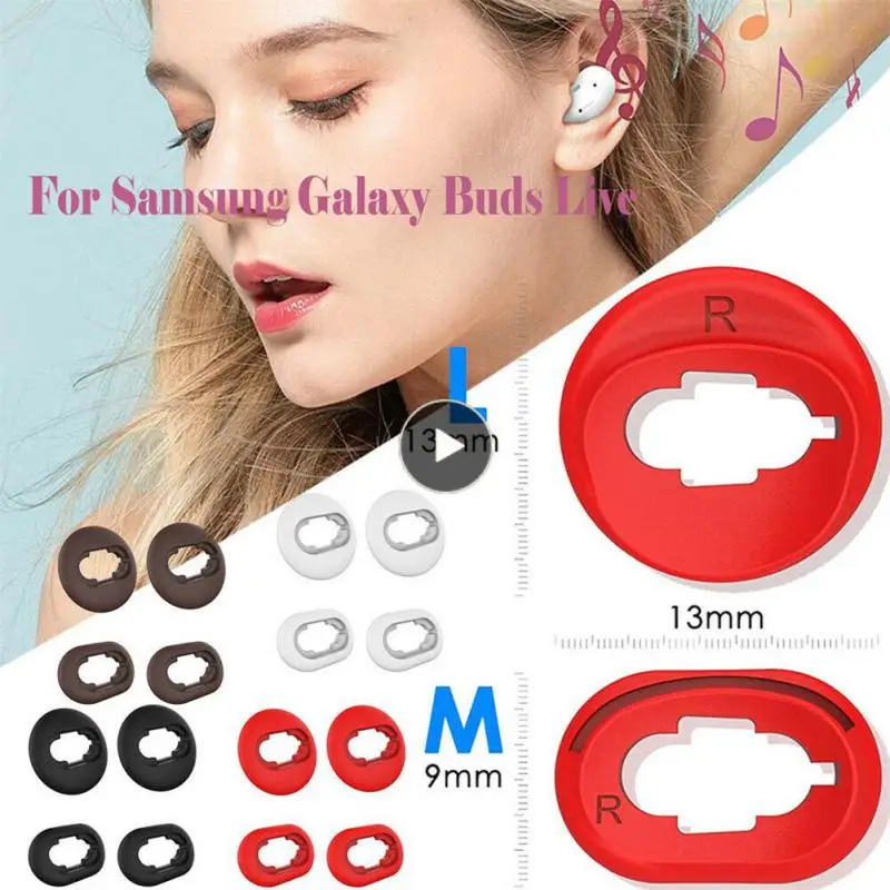 

Skin-friendly Material Earplug Case Fit The Ear Comfortable Headset Accessories White Headset Protective Cover Silicone Earbud
