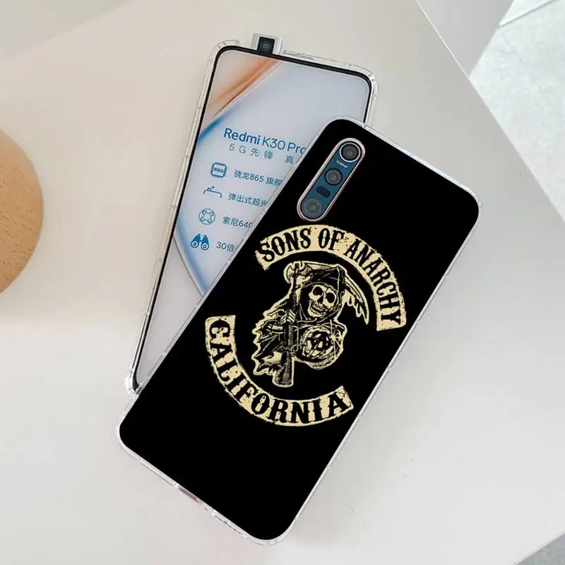 Чехол для телефона с изображением сыновей анархии США ТВ Samsung S21 A10 Redmi Note 7 9 Huawei P30Pro