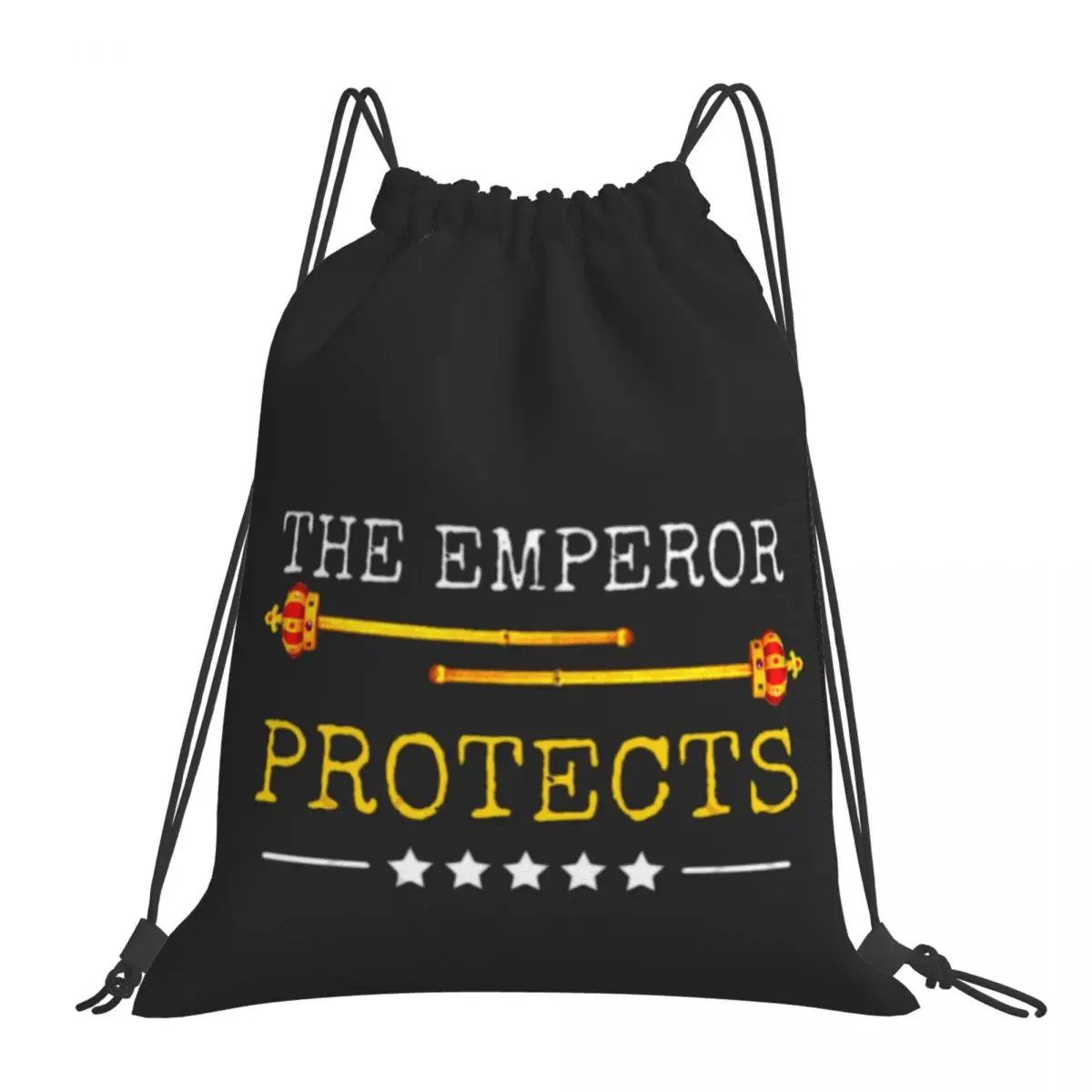 

Drawstring Bags Gym Bag BEST SELLER - The Emperor Protects Merchandise Essential 1 premium Backpack Blanket roll Funny Novelty