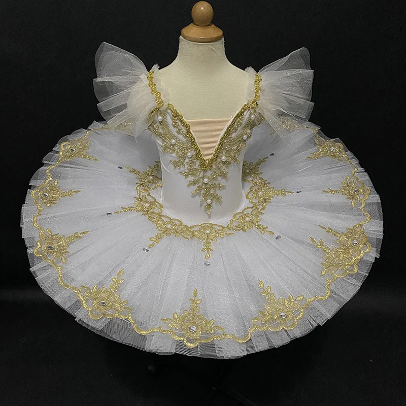 Профессиональное балетное платье розового/фиолетового цвета для девочек