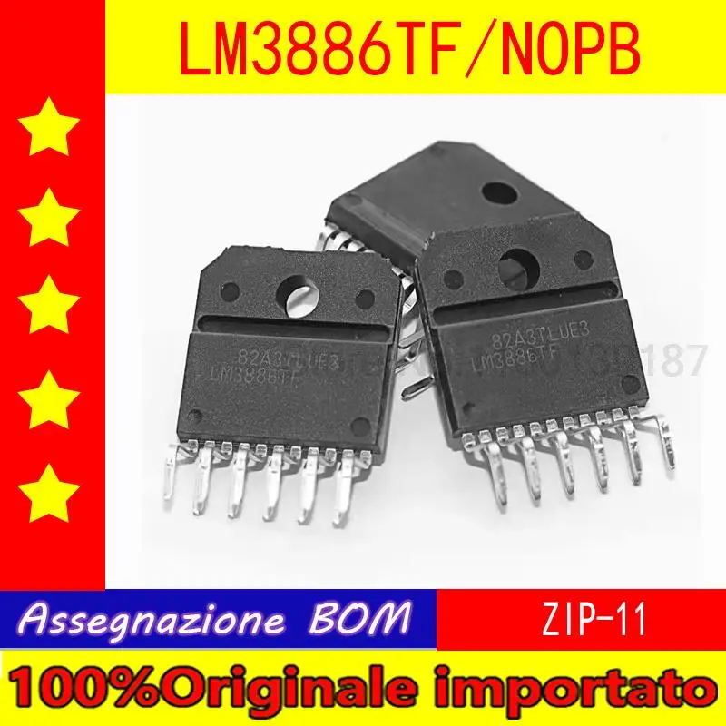 

5 шт./лот LM3886TF/NOPB LM3886TF LM3886 ZIP-11 аудио усилитель