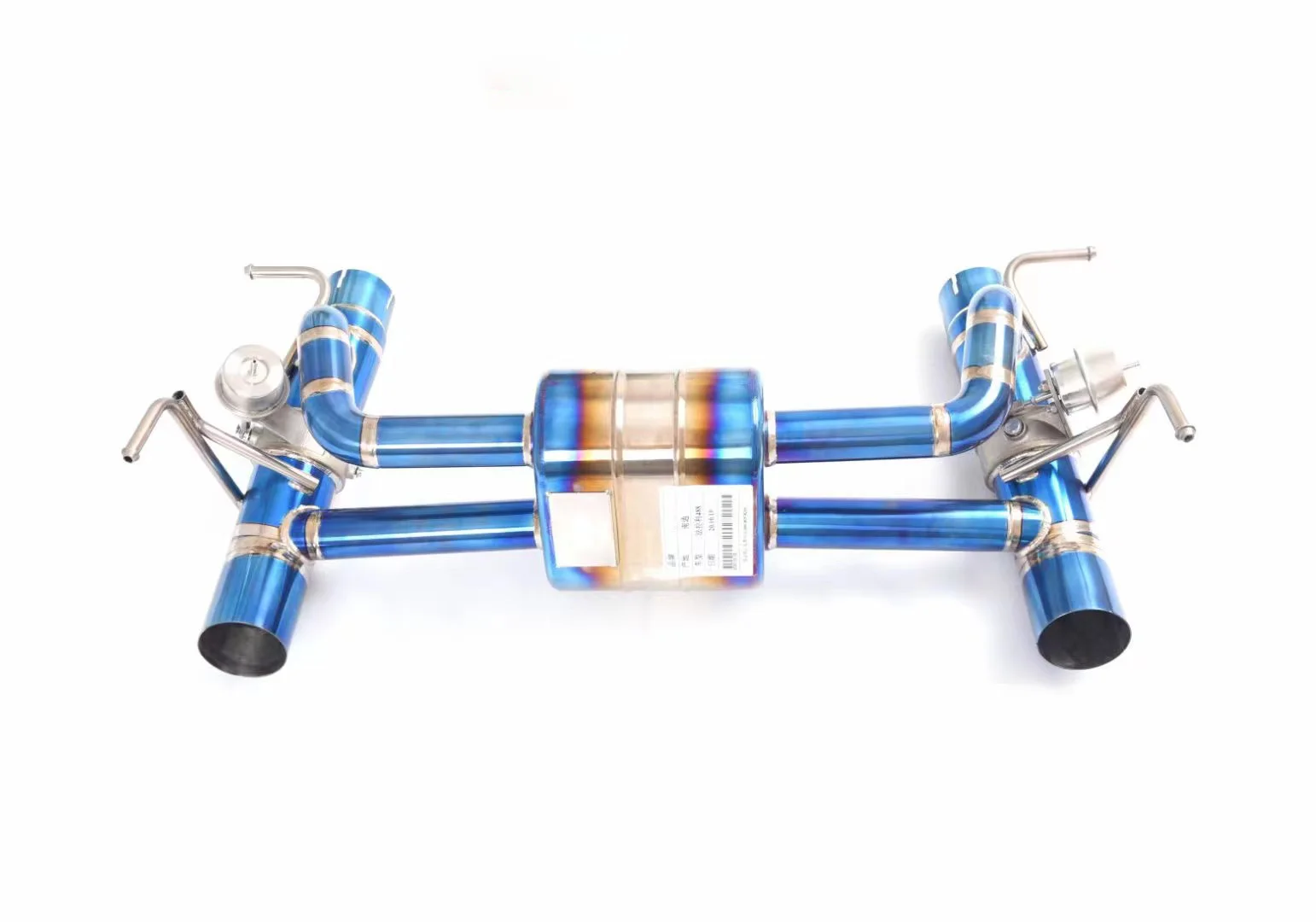 Высокопроизводительная автомобильная выхлопная система из титанового сплава