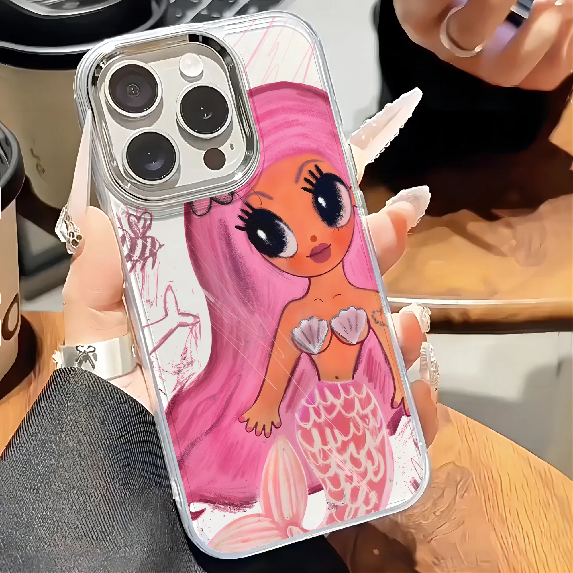 Забавный популярный чехол для телефона Singer K-Karol G для iPhone 17 16e 16 15 14 13 12 11 Mini Pro Max X XR XSMAX 8 7 Air Plus, прозрачный чехол (art.: 3920d439ae926) - 3920d439ae926