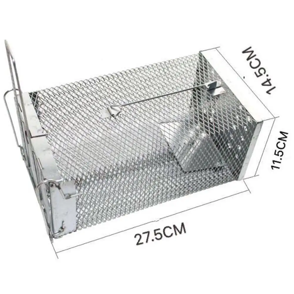 Клетка для живой ловли грызунов, мышей и вредителей с автоматическим контролем приманки.