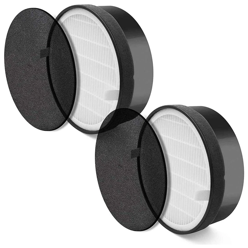 

Hot Replacement Filter for Levoit Air Purifier LV-H132, True HEPA and Activated Carbon Filters Set 2 PACK