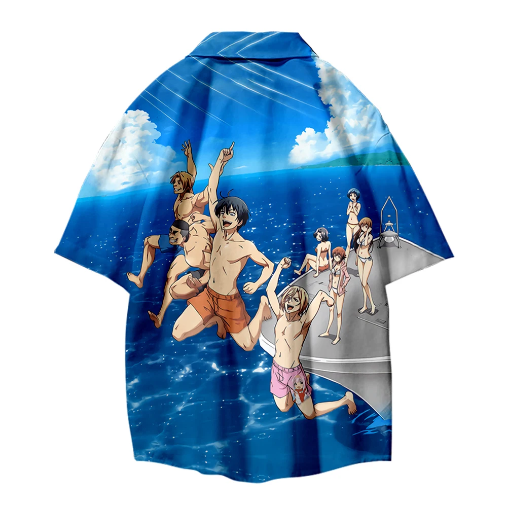 

Hellbound 2022 new 3D men's and women's spring and autumn trend loose shirts all-match trendy street short-sleeved shirts