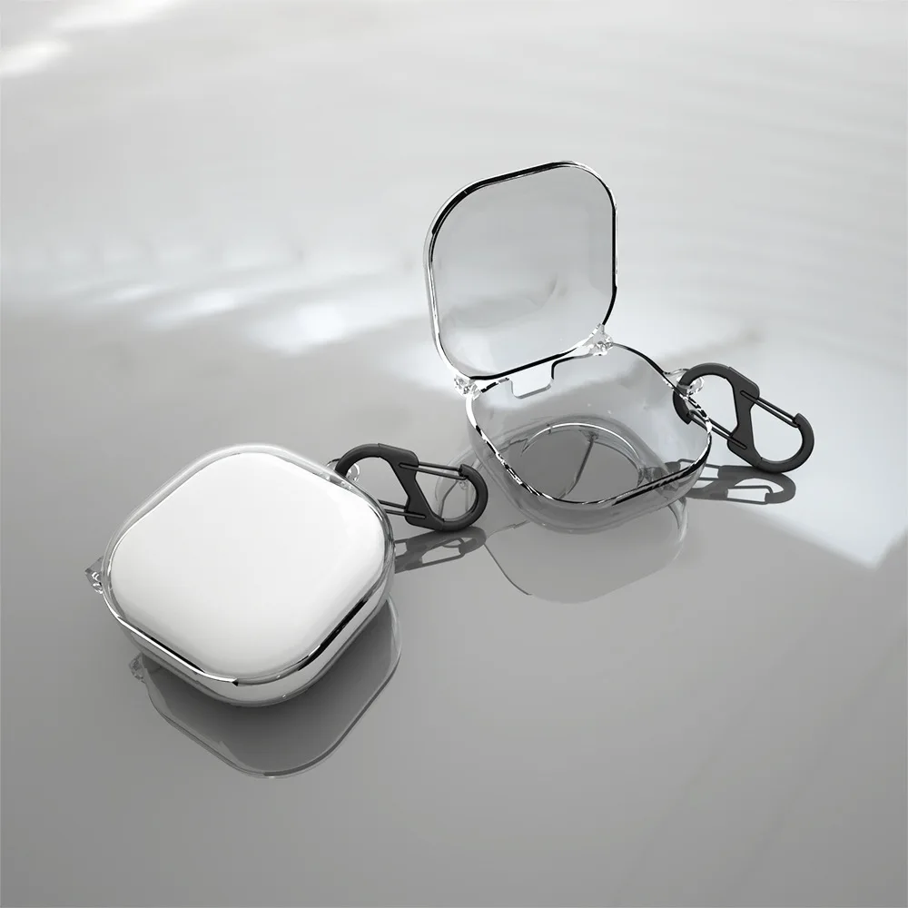 

Headphone Protective Cases For Galaxy Buds Live Protective Cover With Buckle Earphone Protect Case