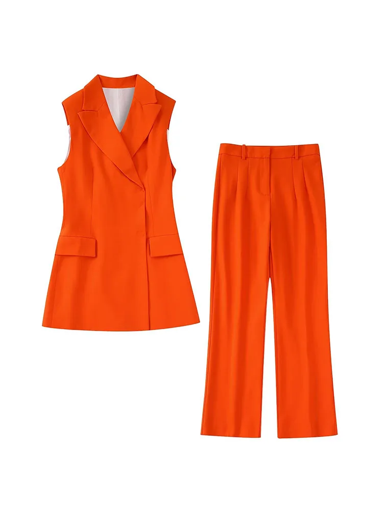 

Брюки-клеш Женские однотонные с высокой талией, модные повседневные Мини-брюки клеш с широкими штанинами, в стиле ретро, лето 2022