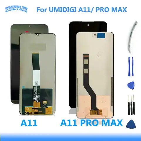 ЖК-дисплей и сенсорный экран в сборе для Umidigi A11 Pro Max, дигитайзер для замены ЖК-дисплея для UMIDIGI A11 / A11Pro Max, оригинал, Новинка