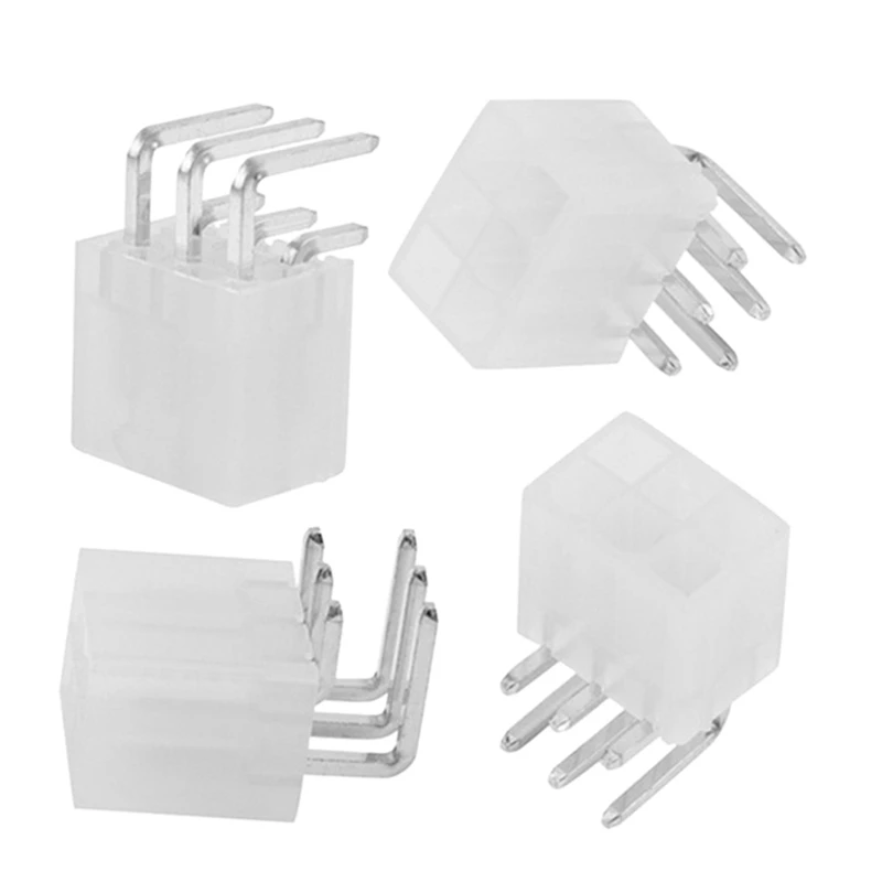 

1500Pcs 4.2MM 6 Pin Header Male Pin For Graphics Card GPU PCI-E Pcie Power Connector Right Angle Through Hole Video Card