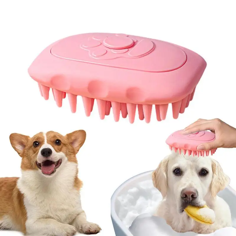 

Dog Bath Brush Portable Pet Shower Soft Brush Multipurpose Hair Grooming Massage Brush for puppy Pet products Home Accessories