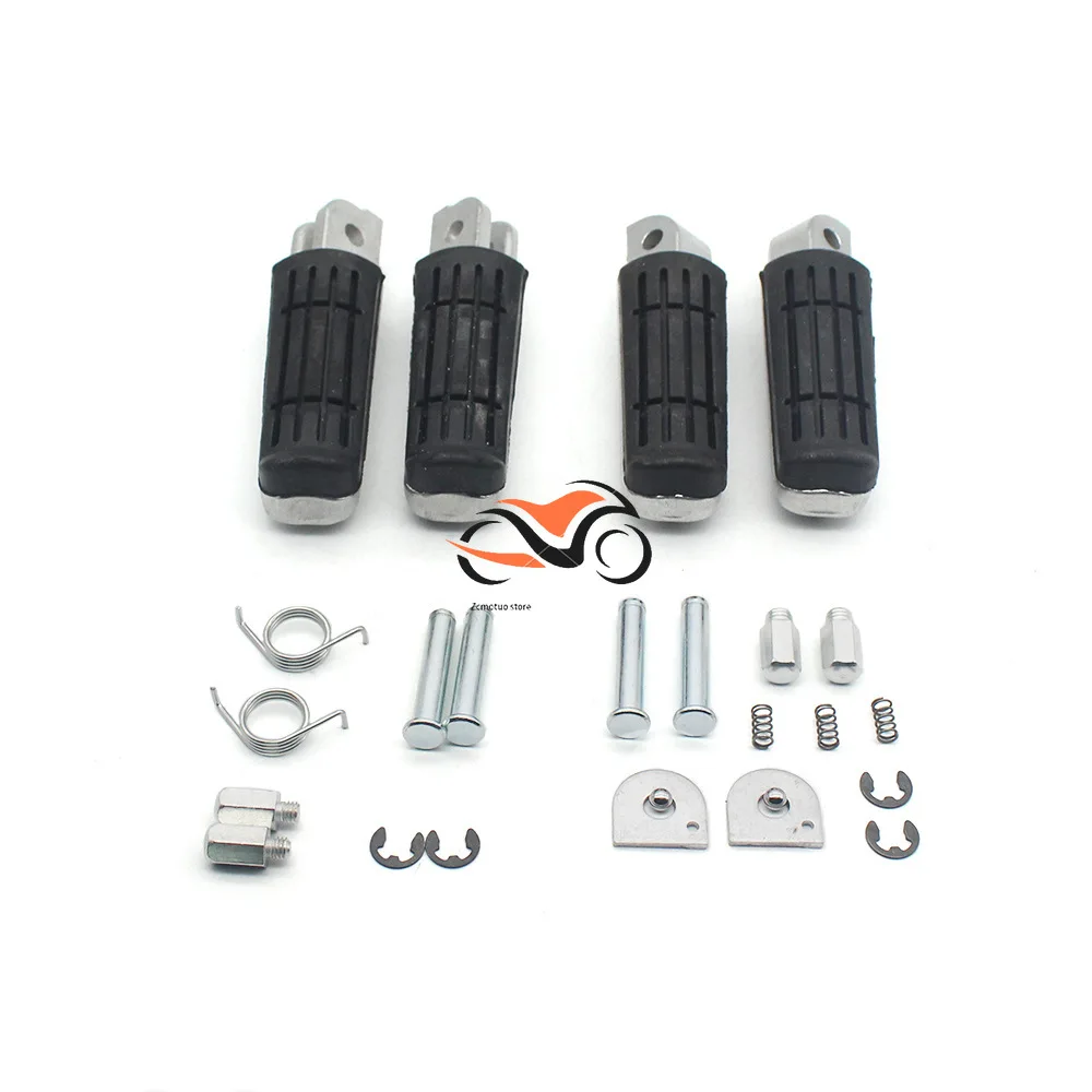

Motorcycle Front and Rear Footpegs for YAMAHA R1 XJ6 FZ6 MT07/09 FZ8 FZ1 FJR1300 Footrests Pedals Pegs Replacement Accessories