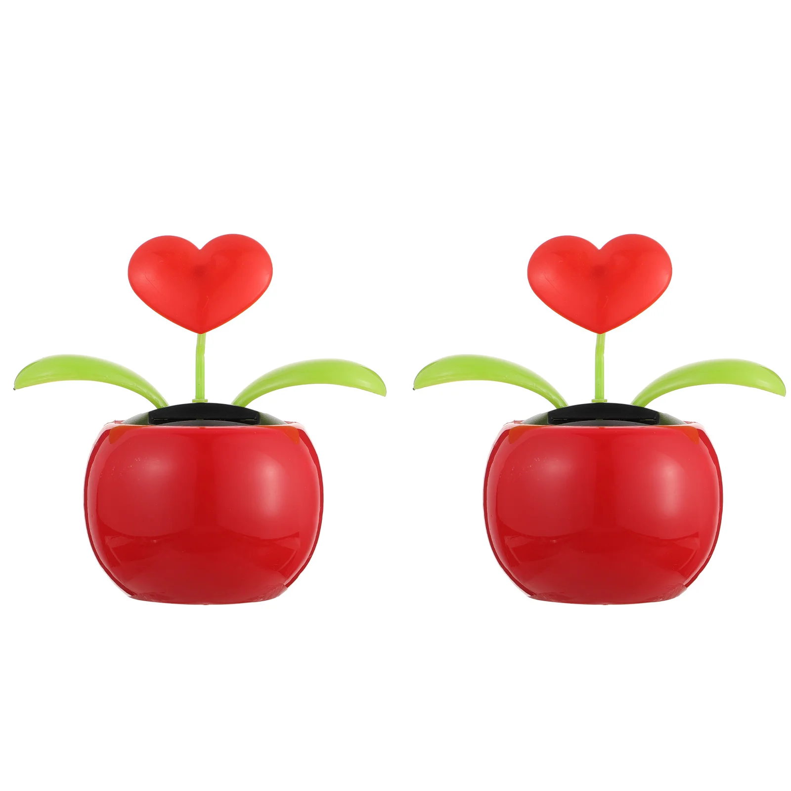 

2 Pcs Solar Head Powered Dancing Figures Car Accessories Interior Window Toys Decor Office Desk Decorations Dashboard Figurines