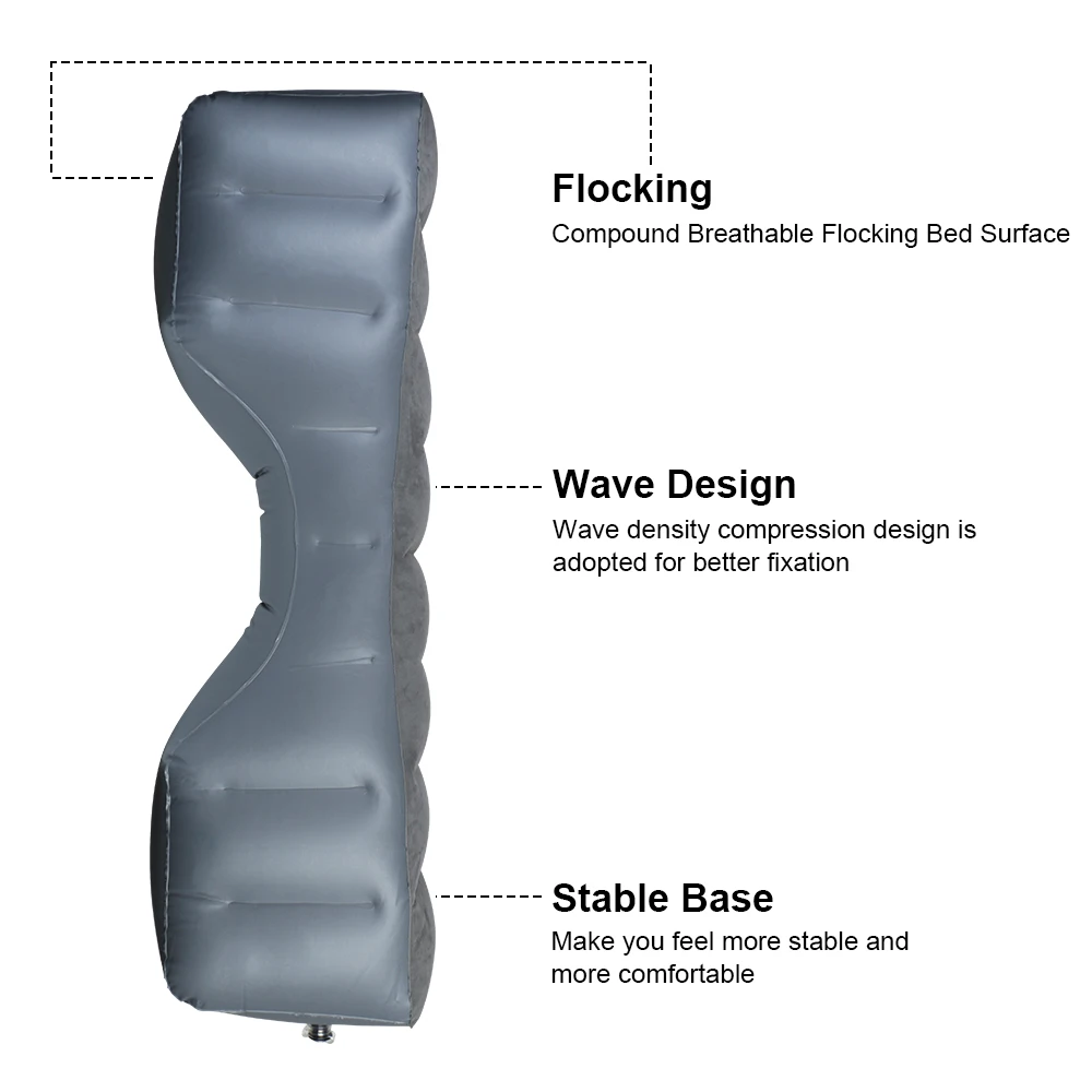 Нейлоновый Автомобильный Дорожный Матрас 130x27x33 См Надувная Воздушная Подушка