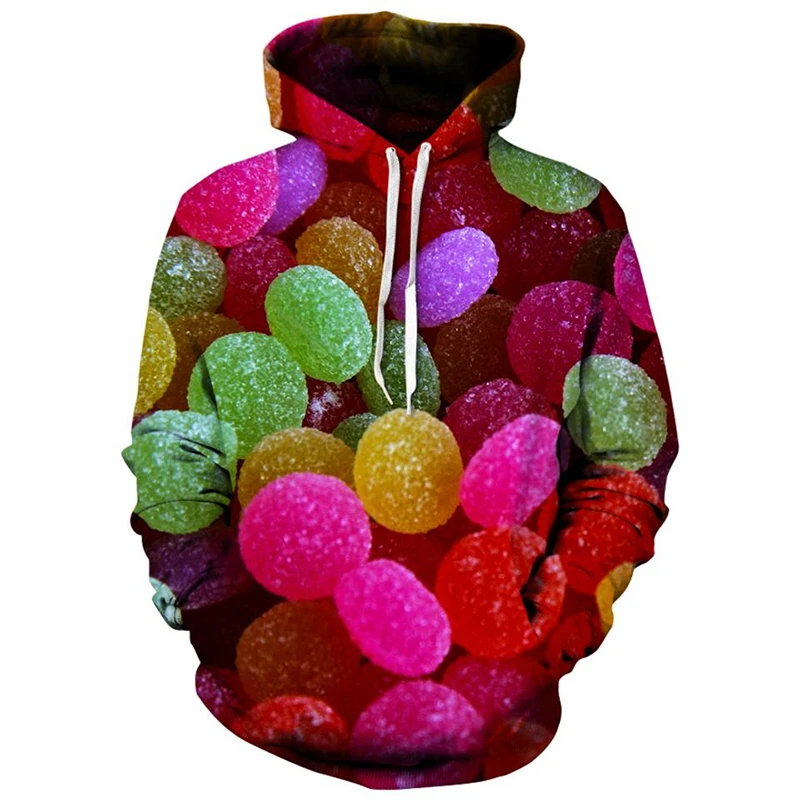 Мужской свитшот в стиле Харадзюку Повседневная забавная толстовка с 3D принтом