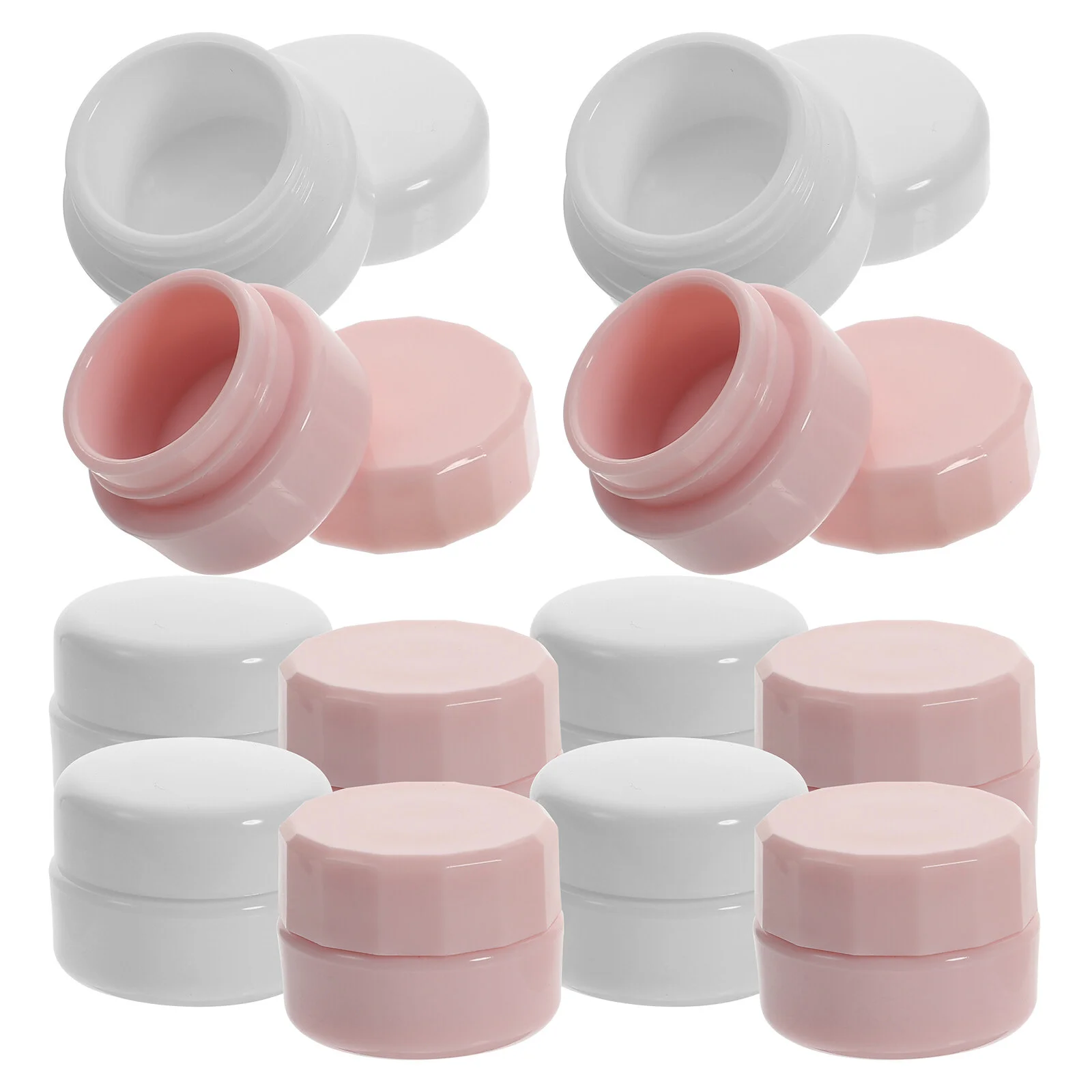 

Storage Tank Refillable Makeup Empty Jars Containers Cream Lotion Plastic