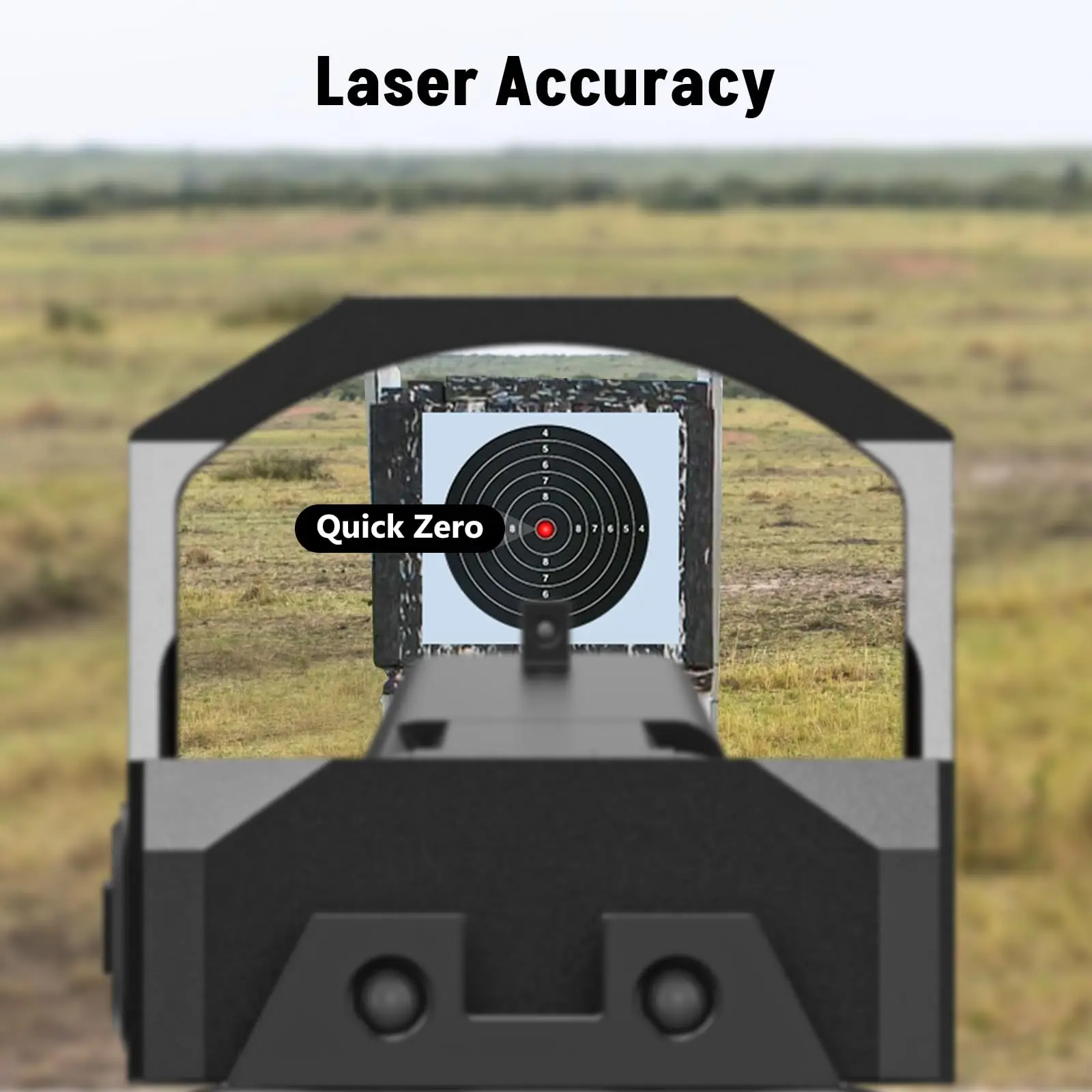 Фото MidTen Red Bore Sight Laser .40 Red Laser Boresighter Zeroing Rifle Bore Sight Laser с 6 батареями №4