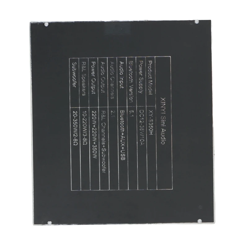 XY-S350H 2 1 каналов TPA3251 Плата усилителя мощности Bluetooth высокий бас сабвуфер 350 Вт x2 +